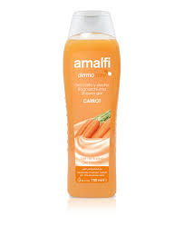 Amalfi shower gel 750ml carrot